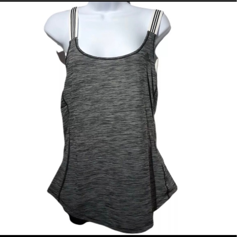Adidas Performer X-Back Tank Top Climalite Gray M